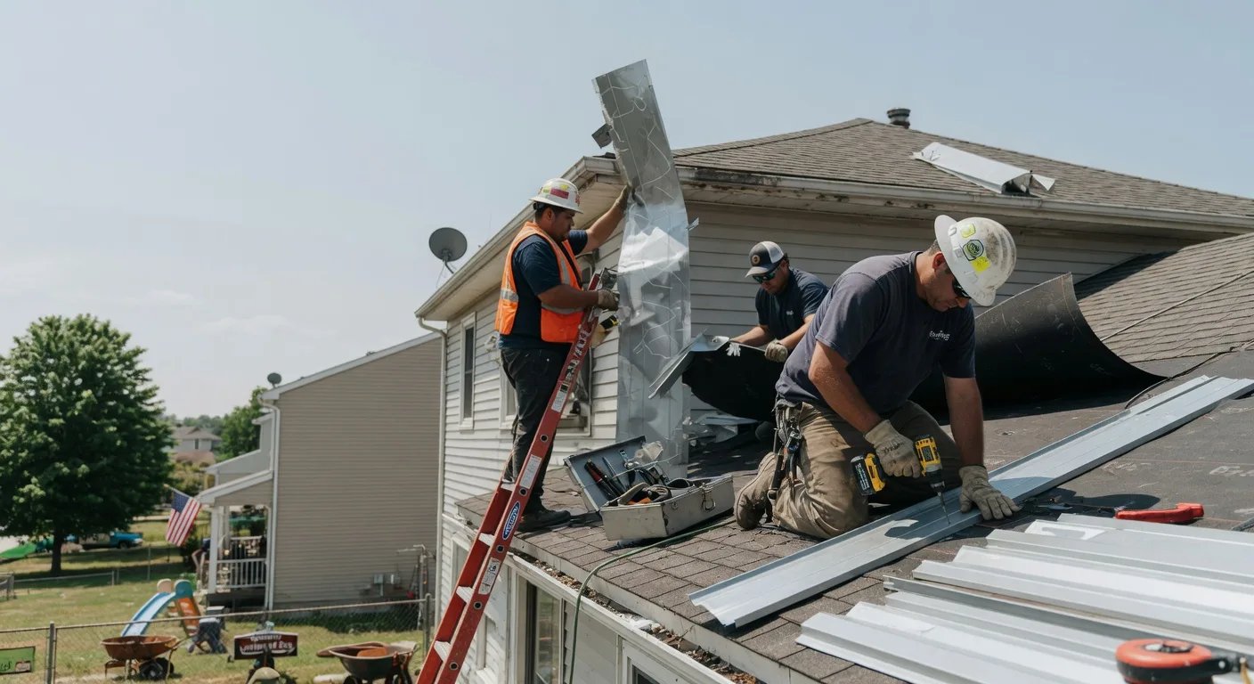 Metal Roof Repair in Villa Maria, PA